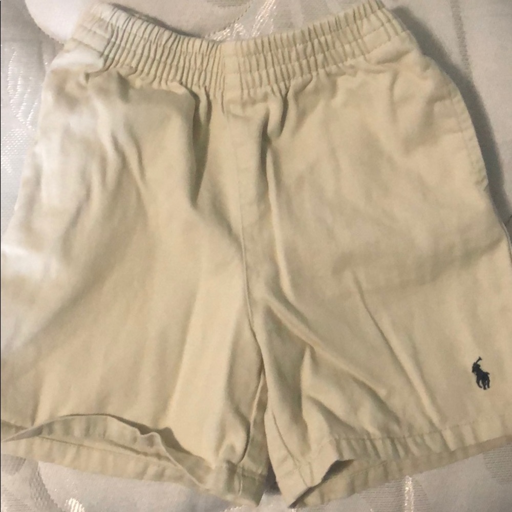 Gently used khaki Ralph Lauren 24m shorts